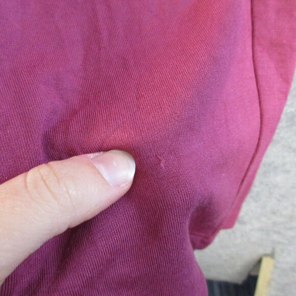 Quince Women's French Terry Modal Wide Leg Pants Smocked Waist Rose Medium 502 - Picture 8 of 13